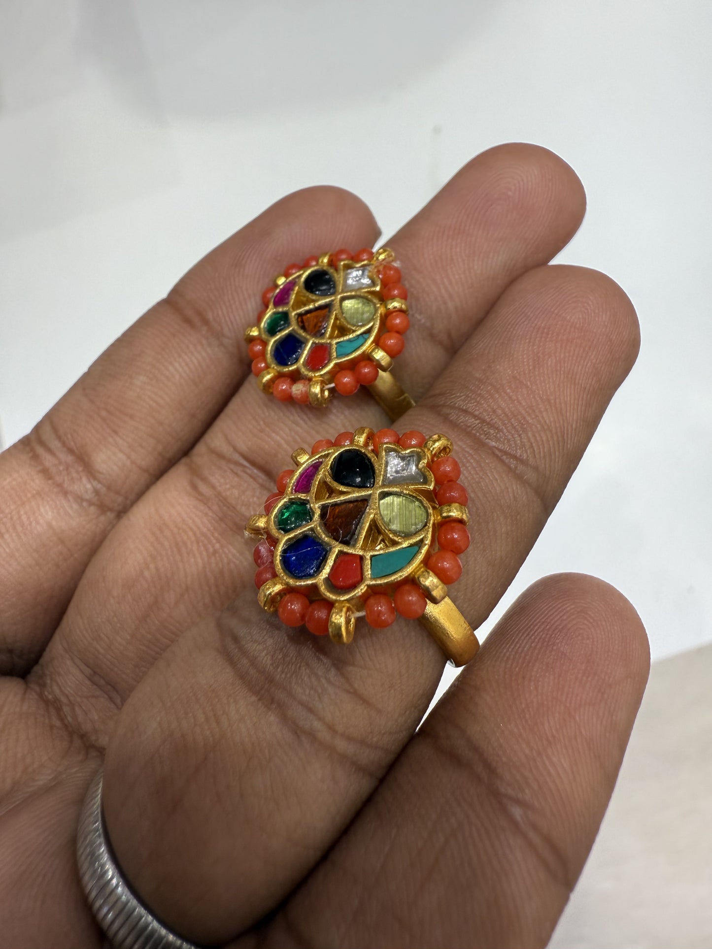 Vibrant Navaratna Ring 🌟✨