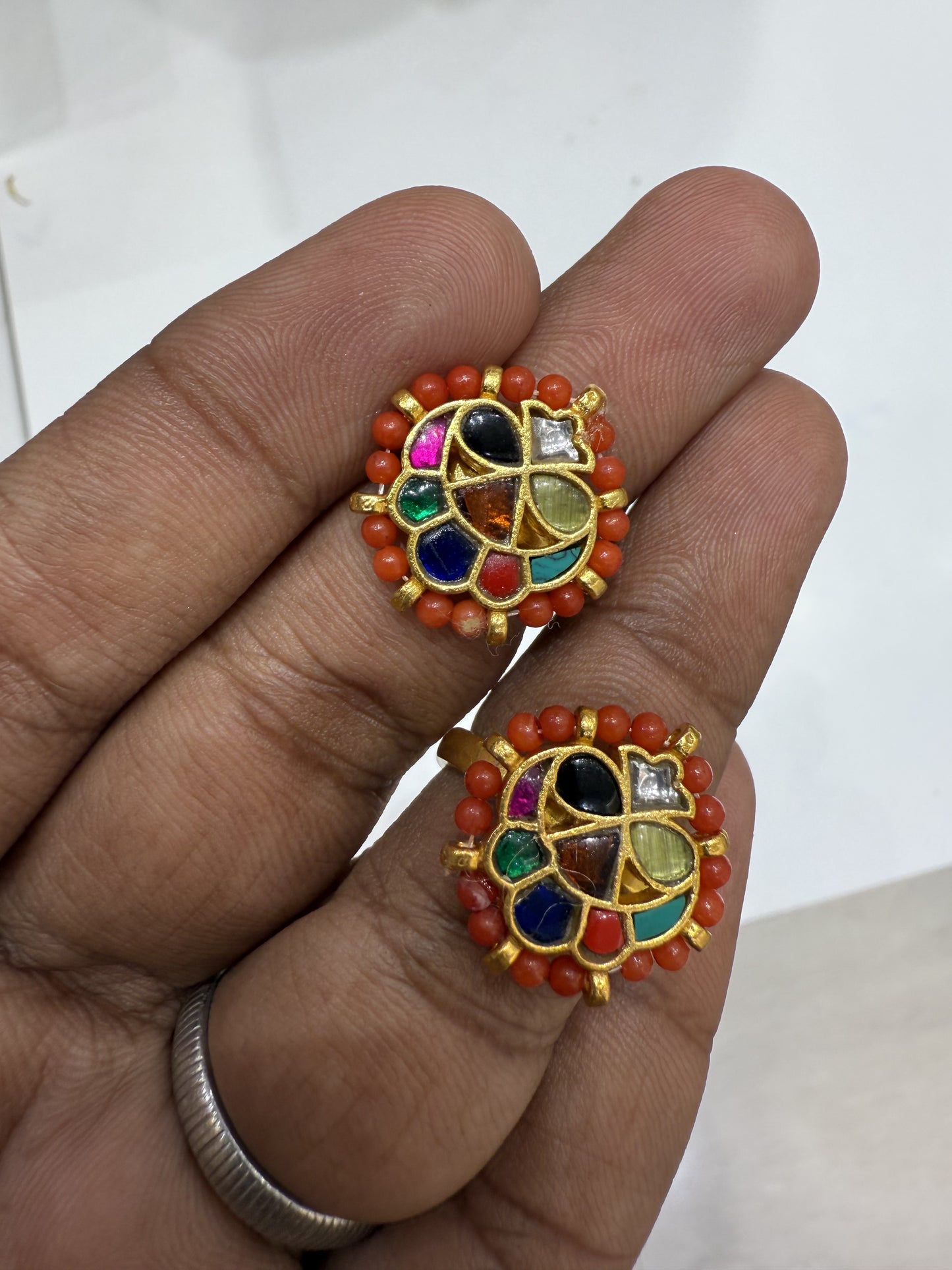 Vibrant Navaratna Ring 🌟✨